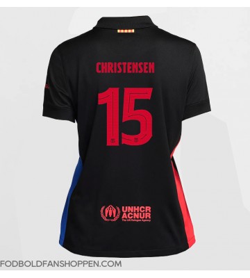 Barcelona Andreas Christensen #15 Udebanetrøje Dame 2024-25 Kortærmet